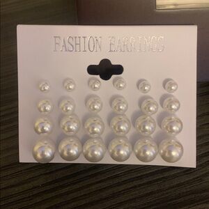 Fashion Pearl Earrings Set 12 new sets